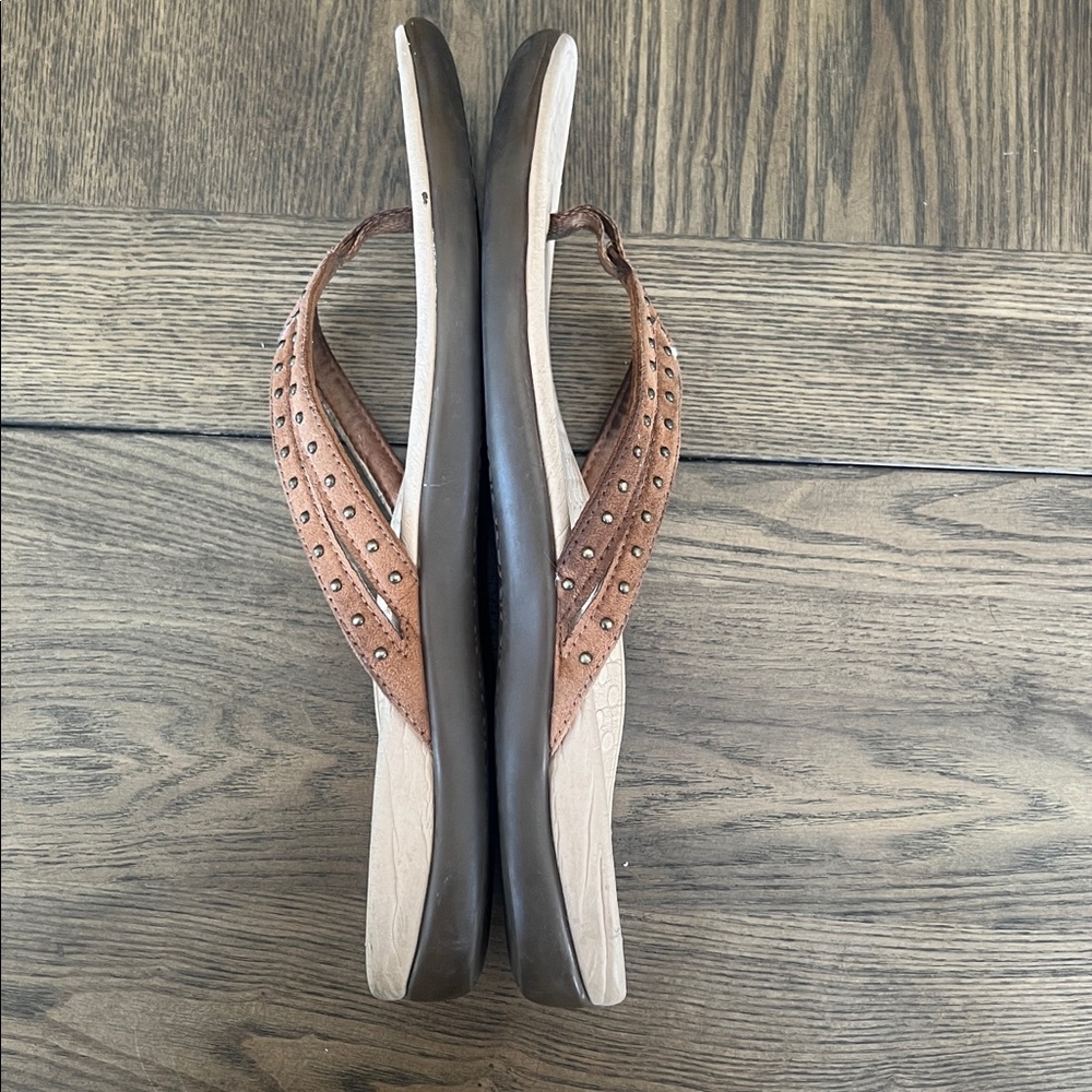 Vionic Brown Studded Sandals - Picture 7 of 9